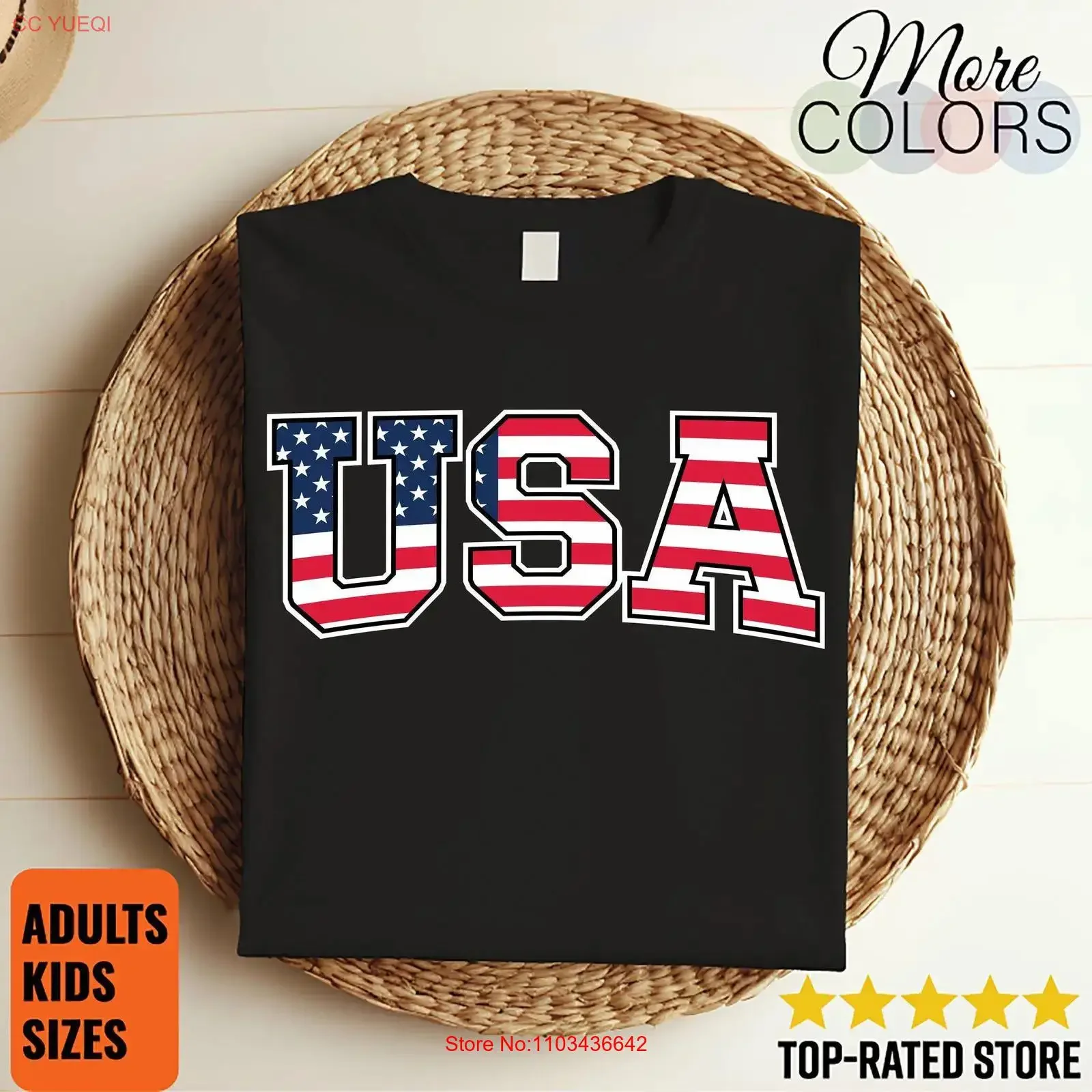 USA Amerikanische Flagge T-Shirt Patriotisch Freiheit Sterne Streifen 4. Juli Unabhängigkeit Veteran Vintage Gewaschen Atmungsaktiv Leicht