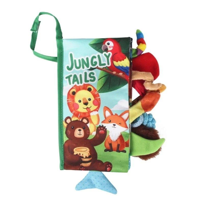 T3LB Tearproof Baby First Book Early Learning Infant Cloth Book Toy Boys Girls Favor