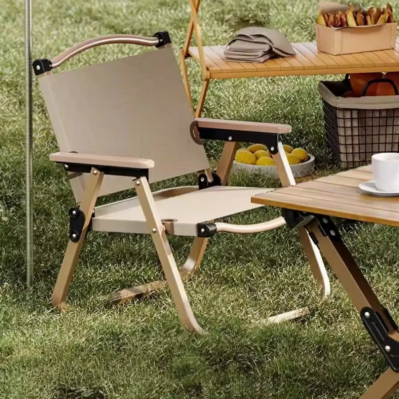 

Beach Armchair Camping Chair Relaxing Backrest Outdoor Camping Chair Recliner Folding Silla De Campamento Outdoor Furniture