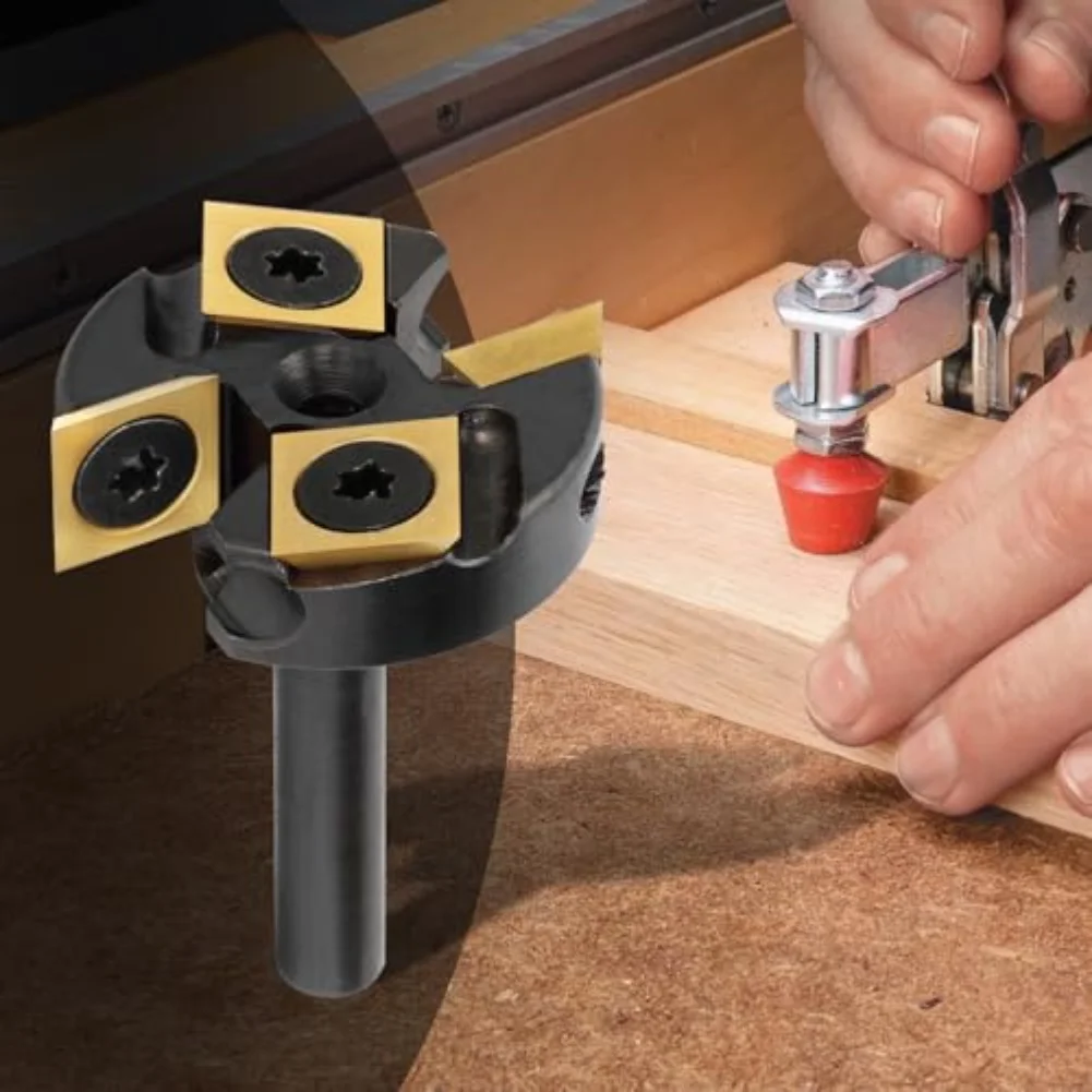 

Антивибрационная фреза с твердосплавной вставкой и сменным лезвием для эффективной обработки древесины