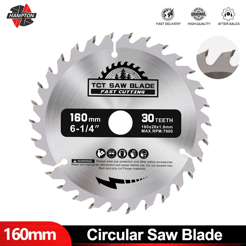 hampton-lamina-de-serra-circular-de-160mm-lamina-de-corte-de-plastico-acrilico-para-madeira-lamina-de-serra-de-madeira