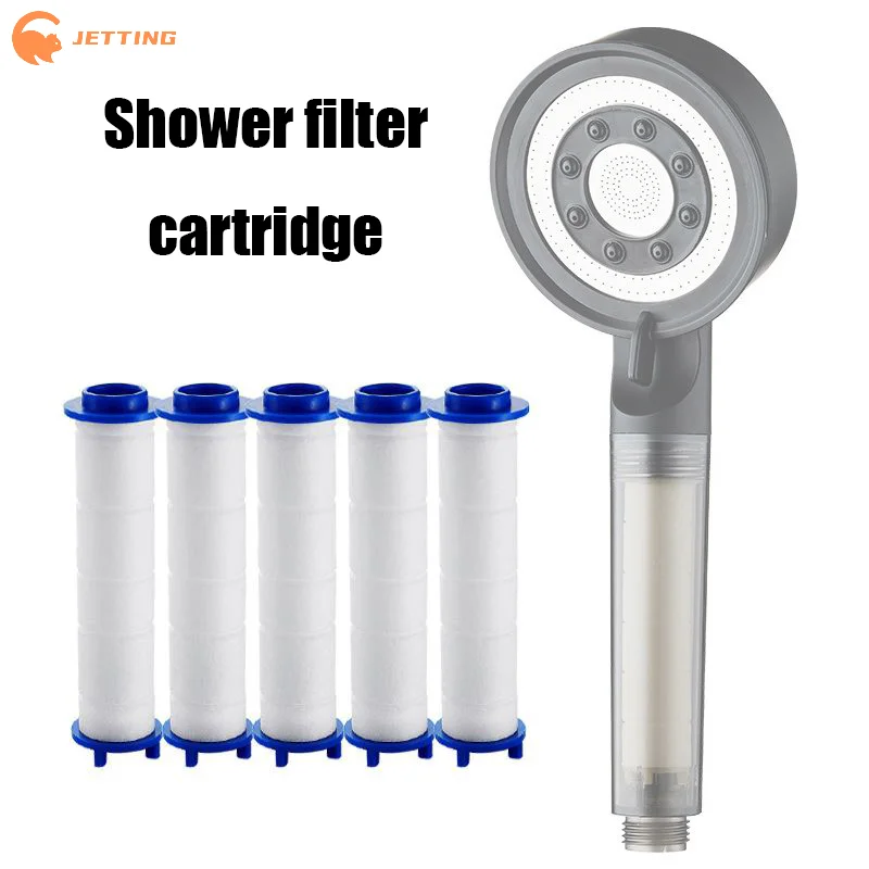 5/10PCS Universal Shower Filter Increases Water Pressure Removes Impurities For Shower Heads Water Purification Cartridge