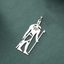 Dawapara Egyptian Astrology God Horus Anubis Pendant DIY Accessories Courage Willpower Amulet Stainless Steel Jewelry