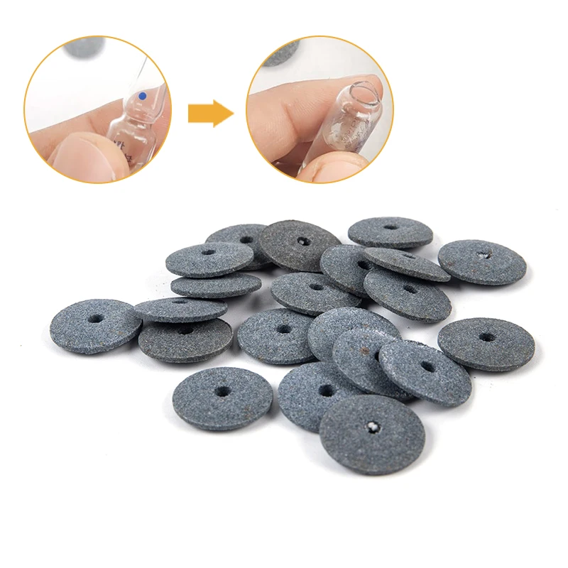

10pcs 20mm Diamond Grinding Disc Medical Grinding Wheel Abrasive Disc tool for Cutting Injection and Oral Liquid Ampoules