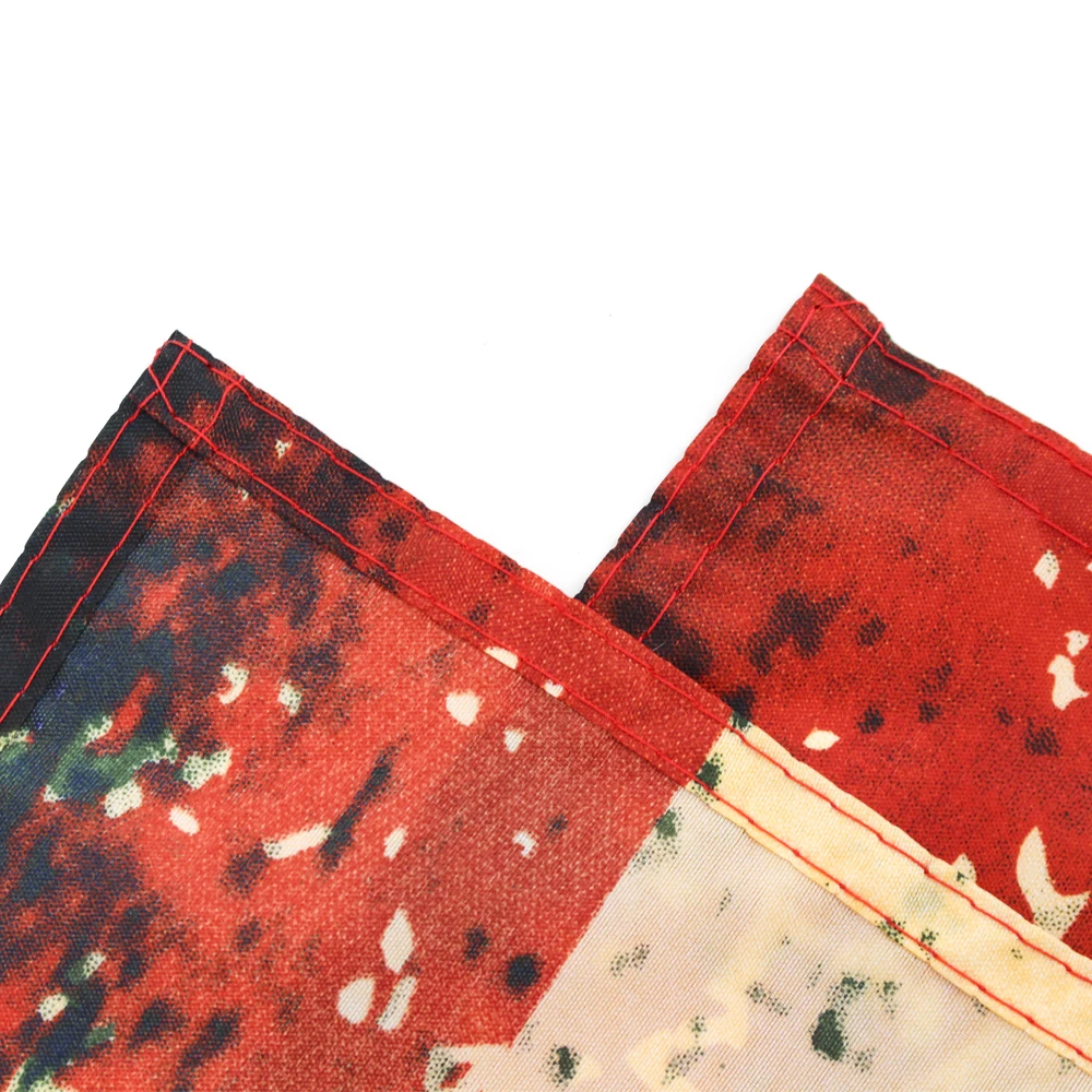 FLAGLINK Bandera americana vintage té teñido estilo retro decoración - imagen 5