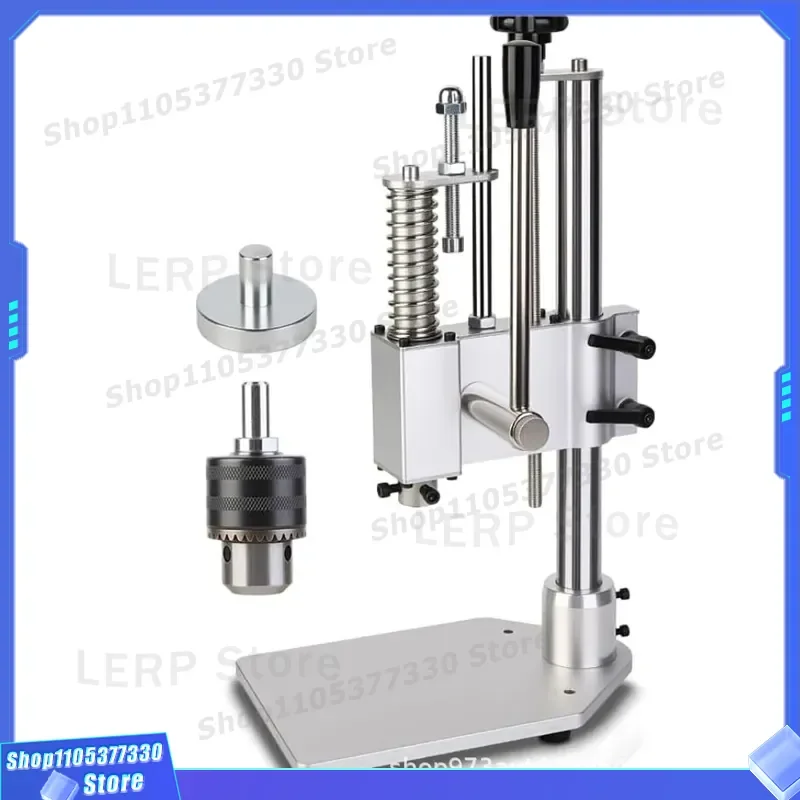 Manual Small Press Punching Machine Hand Operated Beer Cap Die Cutter Silent Cutting Tool for DIY Craft Leather Paper Card