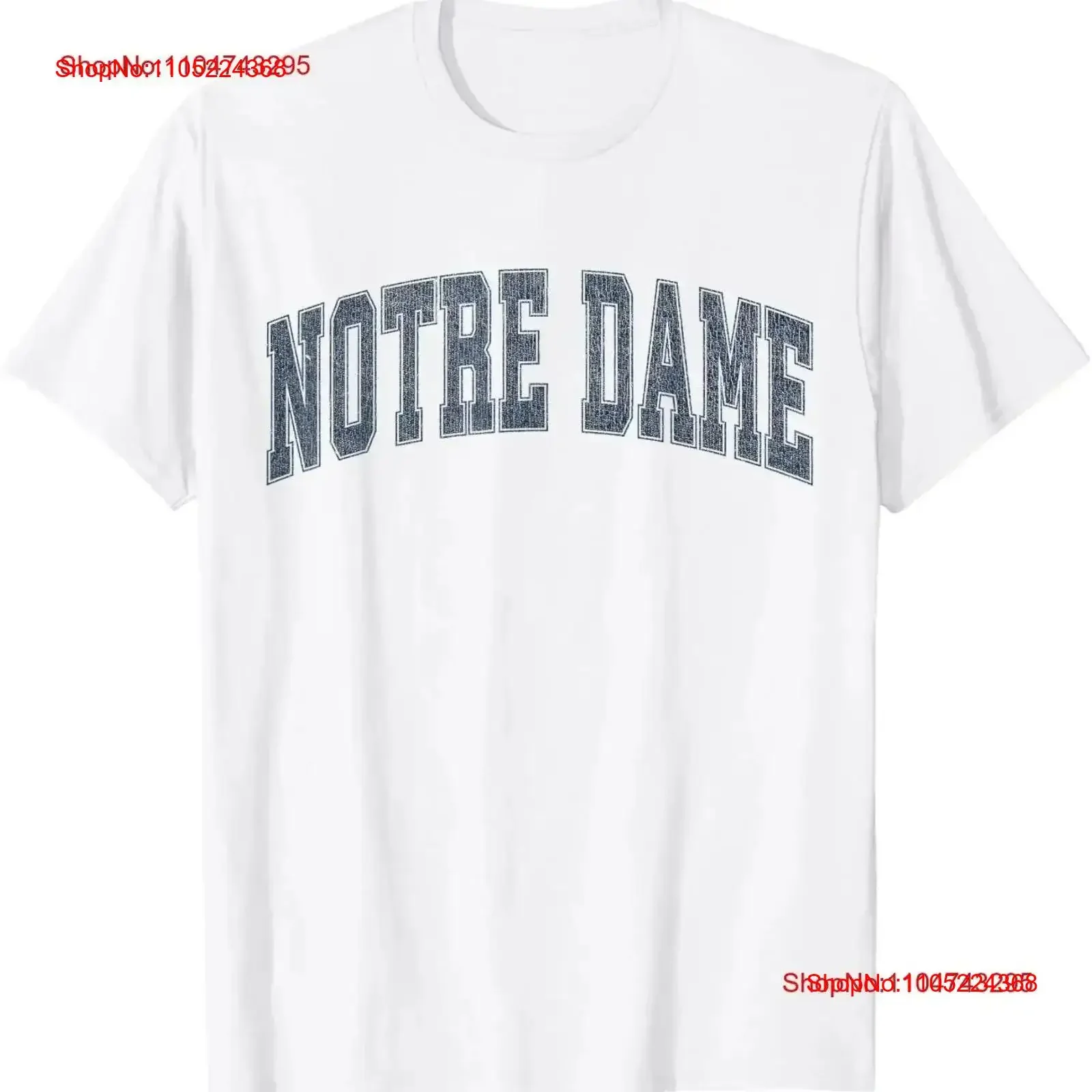 

Нотр-Дам Ретро Винтаж Спортивный Спортивный Дизайн Футболка в стиле 80-х Вытираемая модная Растянутая Удобная Универсальная винтажная футболка