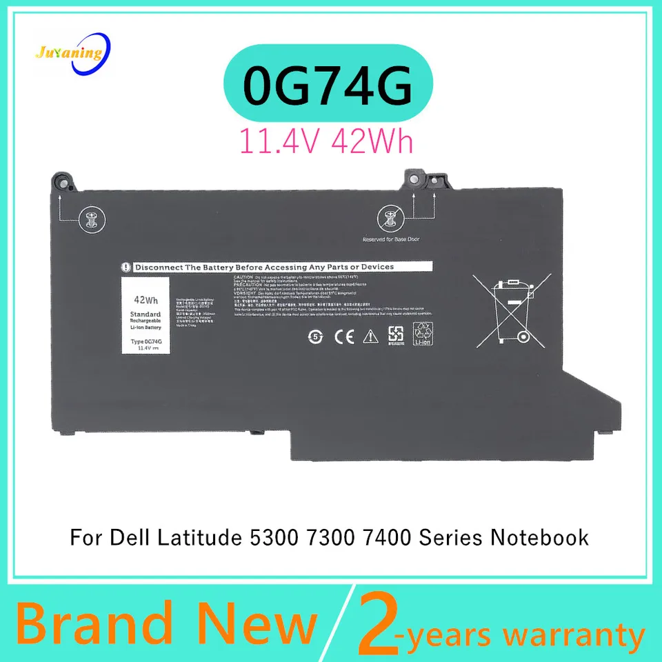 ★バッテリー良★ 第11世代i5 メモリ16G SSD512G DELL 507 0G74G Laptop Battery for DELL Latitude 5300 5310 7300 7400 Series