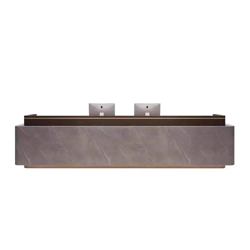 

Роскошные стойки регистрации с логотипом, салон красоты, современный дизайн, стойки регистрации, ресторан, общественное репеция, мебель Theke, офис