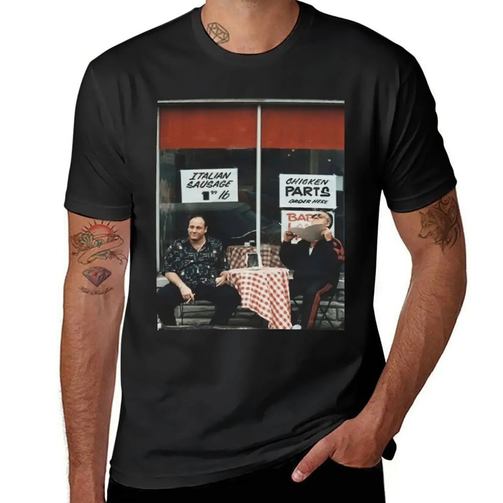 The Sopranos Peter Sopranos Peter T-Shirt shirts graphic tees tees slim fit t shirts for men