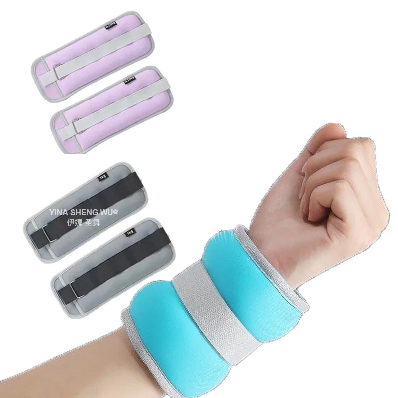 2pcs Hand Wrist Leg Arm Ankle Weights Exercise Equipment with Adjustable Straps for Walking Fitness Gym Yoga Pilates Aerobics