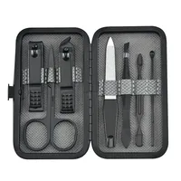 4 7 8 9Pcs Portable Travel Stainless Steel Nail Clippers Manicure Pedicure Set Fingernail Tool Kit