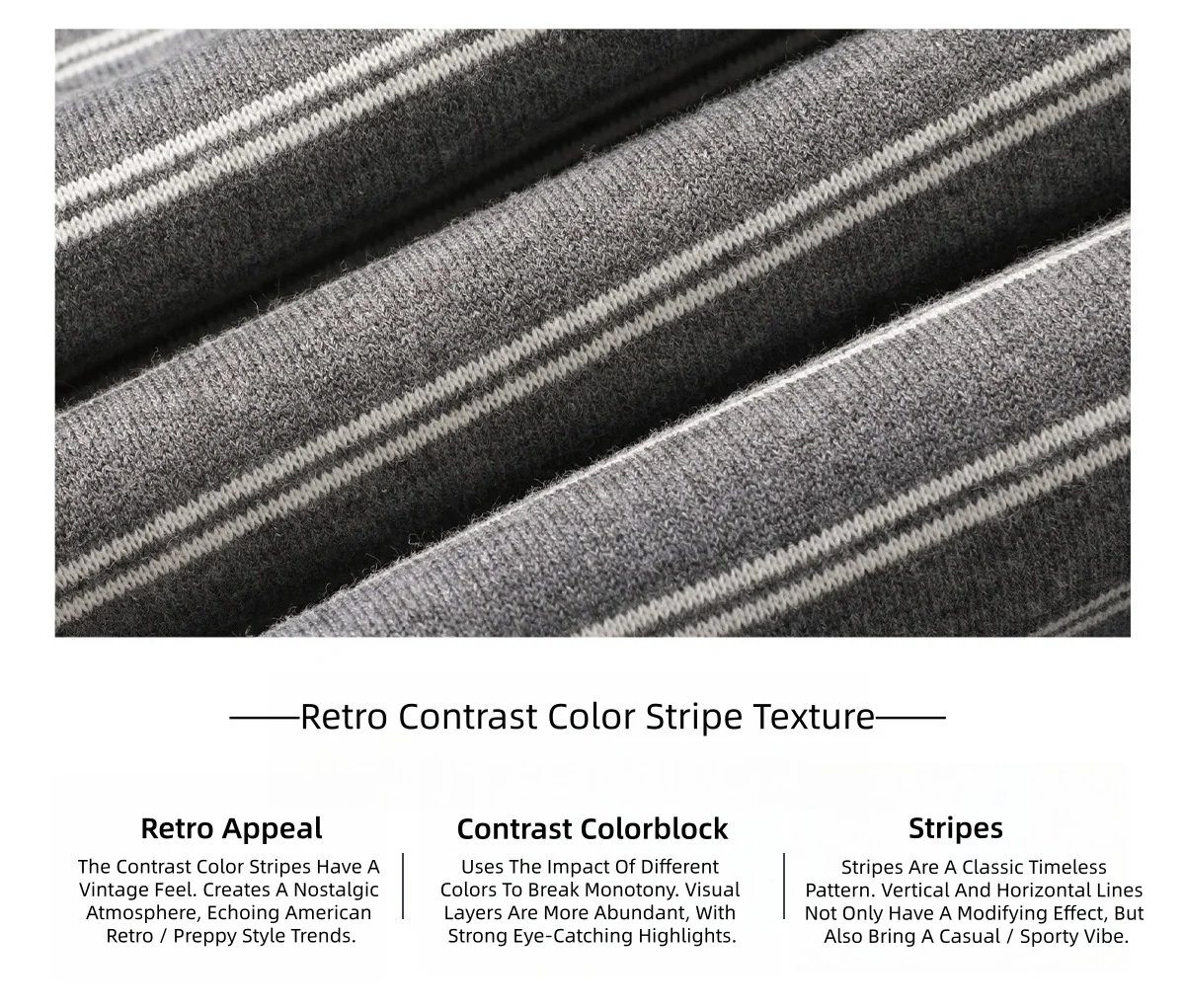 Slouchy Patchwork Striped Cardigan Hoodie for Men Heavyweight Textured Embroidered Short-Sleeved Relaxed-Fit Jacket