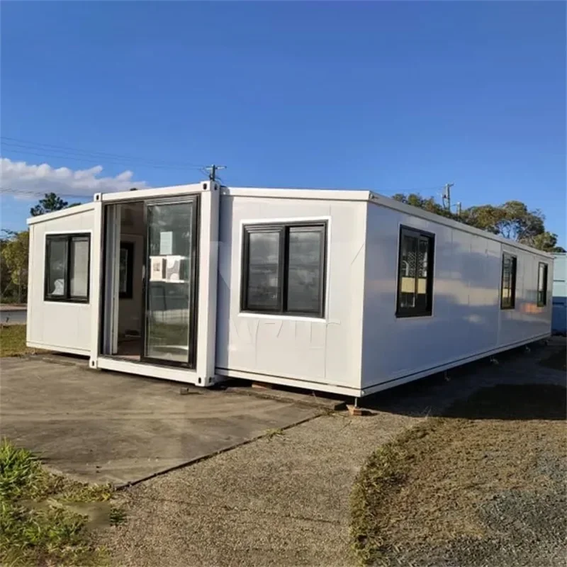 Polyester Cover Luxury Home Kit Low Cost 3 Bedroom Prefabhouses Foldable Prefab House