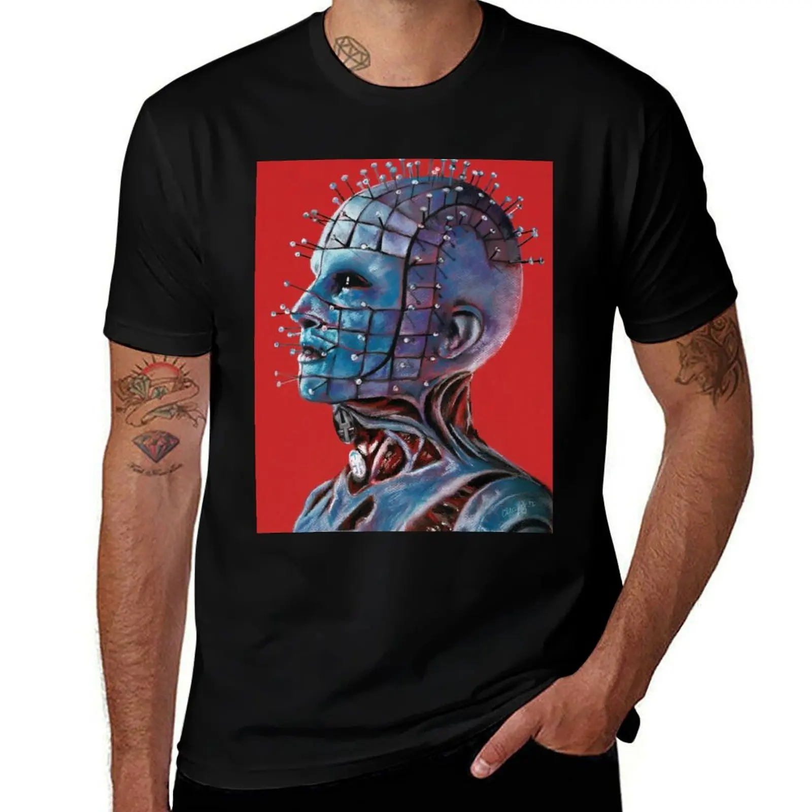 

Hellraiser - Hellpriest T-Shirt t shirts cotton 100% t shirt man cotton funny t shirts dark humor T-Shirt