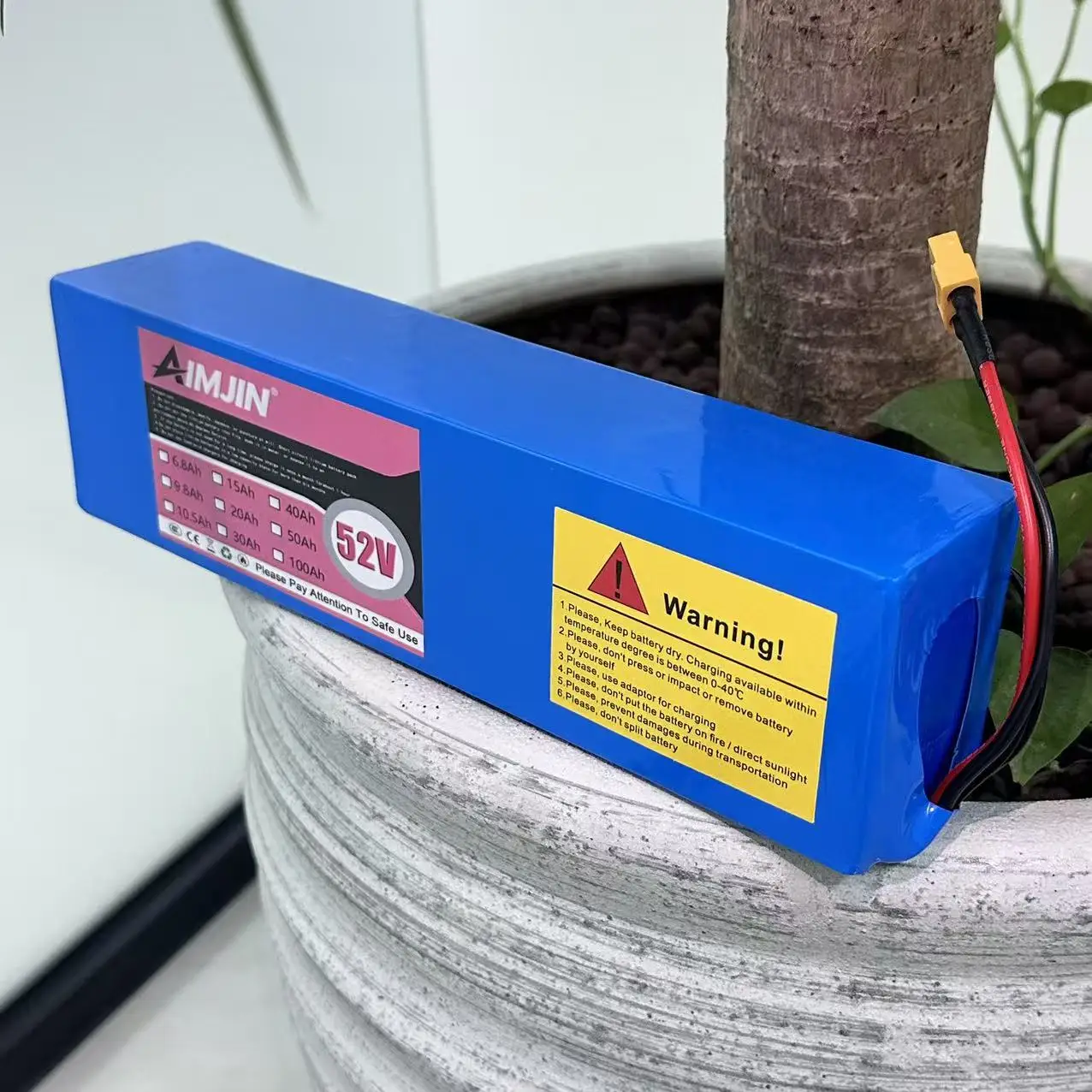 Lithium Ion 52V 7000mAH 14S2P Battery Pack 1500W High Power for Bicycle Scooter Motorcycle Built in BMS 58.8V2A Charger