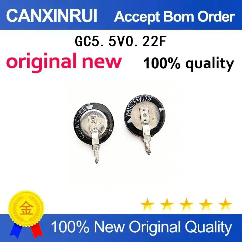 

(5-100 Pieces) Brand new original GC5.5V0.22F Farad capacitor spot chip IC