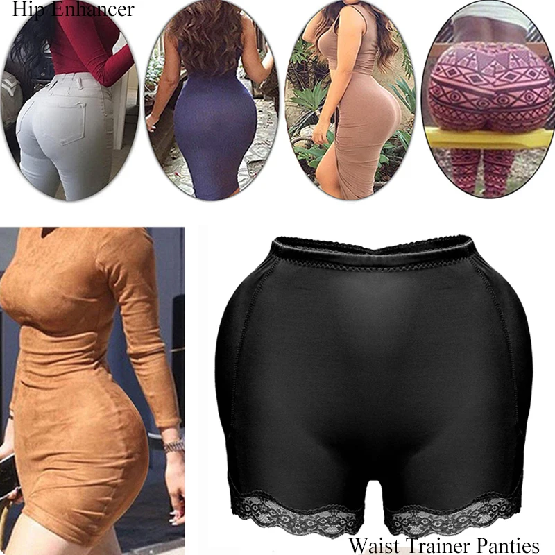 Women Padded Push Up Panties Butt Lifter Shaper Fake Ass Buttocks Hip Pads Invisible Control Panties Briefs Underwear Lingerie