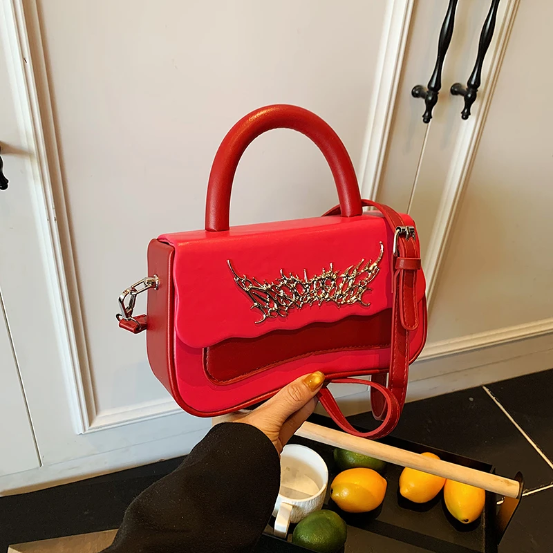 

Stylish Commuter Crossbody Bag Women High-End Minimalist Leather Purse Vintage Parisian Design Solid Color Luxury Tote Handbag