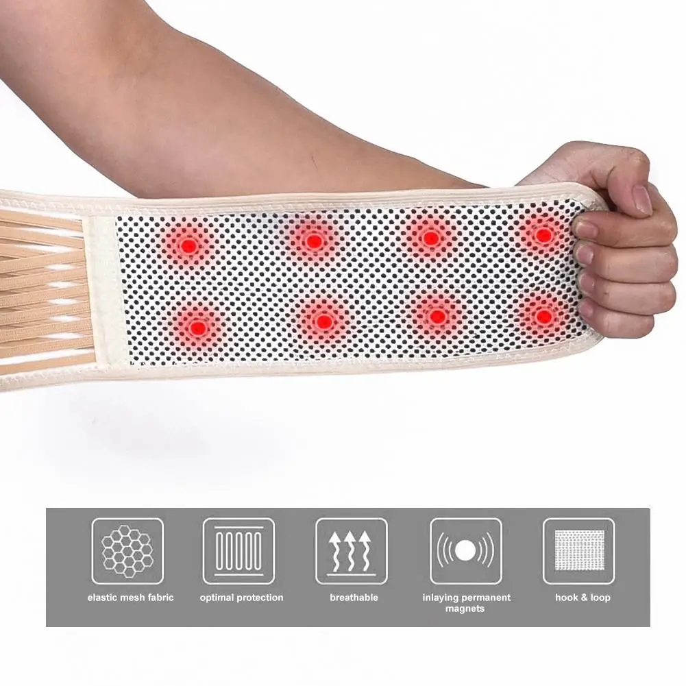 حزام الظهر لتصحيح وضعية التسخين الذاتي للعلاج المغناطيسي للجنسين لدعم قطني وتخفيف الآلام