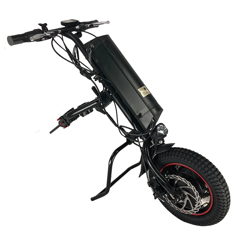 CE EN15194 Approved 36v 250w Front Drive 12 Inch Front and Back Function E-handcycle Conversion Electric Wheelchairs