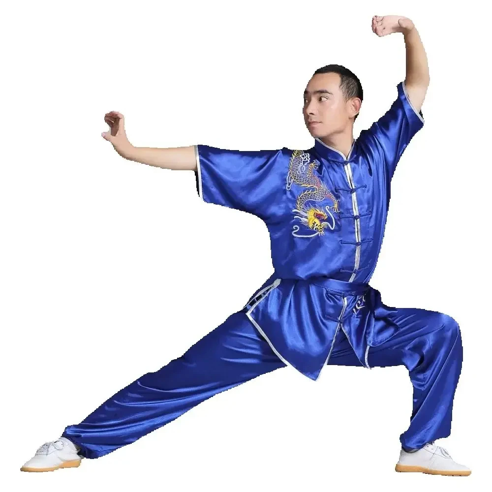 

Female Taichi morning suit leotard cotton male Wushu Performance Good quality Tai chi clothing cotton spring and summer clothing