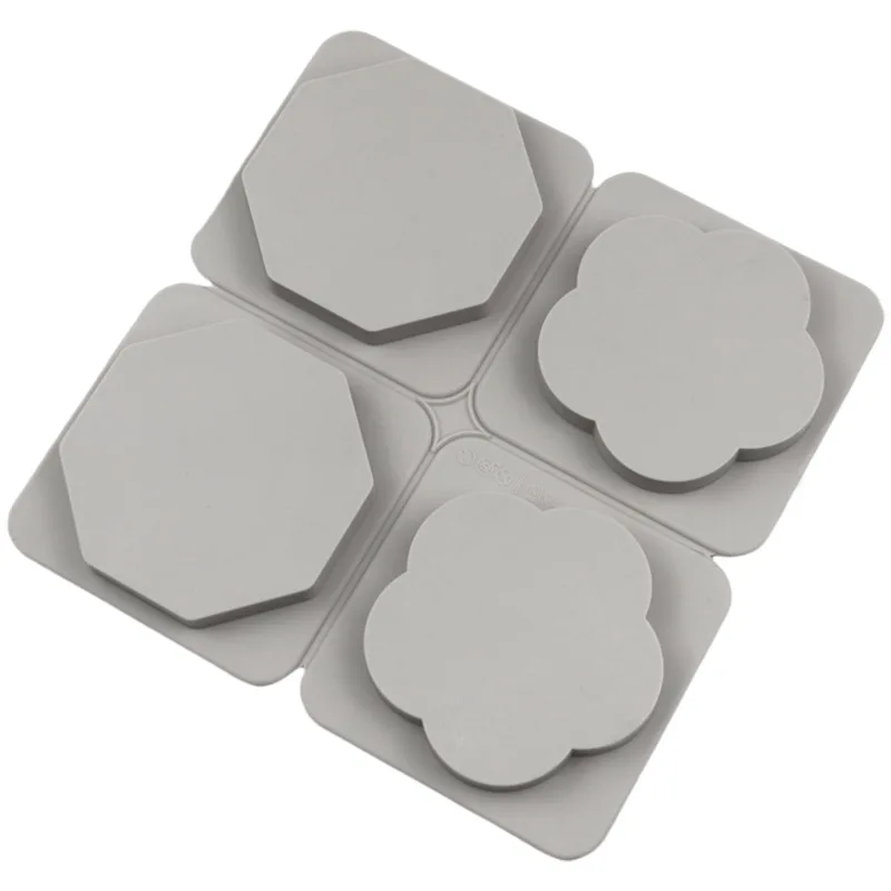 4 مجموعات من قوالب العلاج العطري المصنوعة من السيليكون على شكل زهرة، وقوالب العلاج العطري لمنفذ هواء الجبس المقاومة لدرجات الحرارة العالية