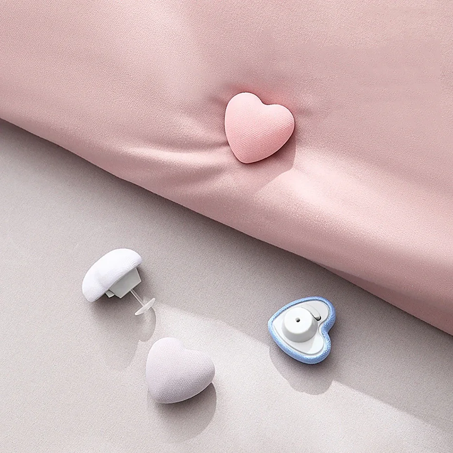 Bedsheet Clips One Key To Unlock Heart Quilt Holder with Quick Mattress Lifter Ergonomic Mattress Wedge Elevator Make Bed Tidy