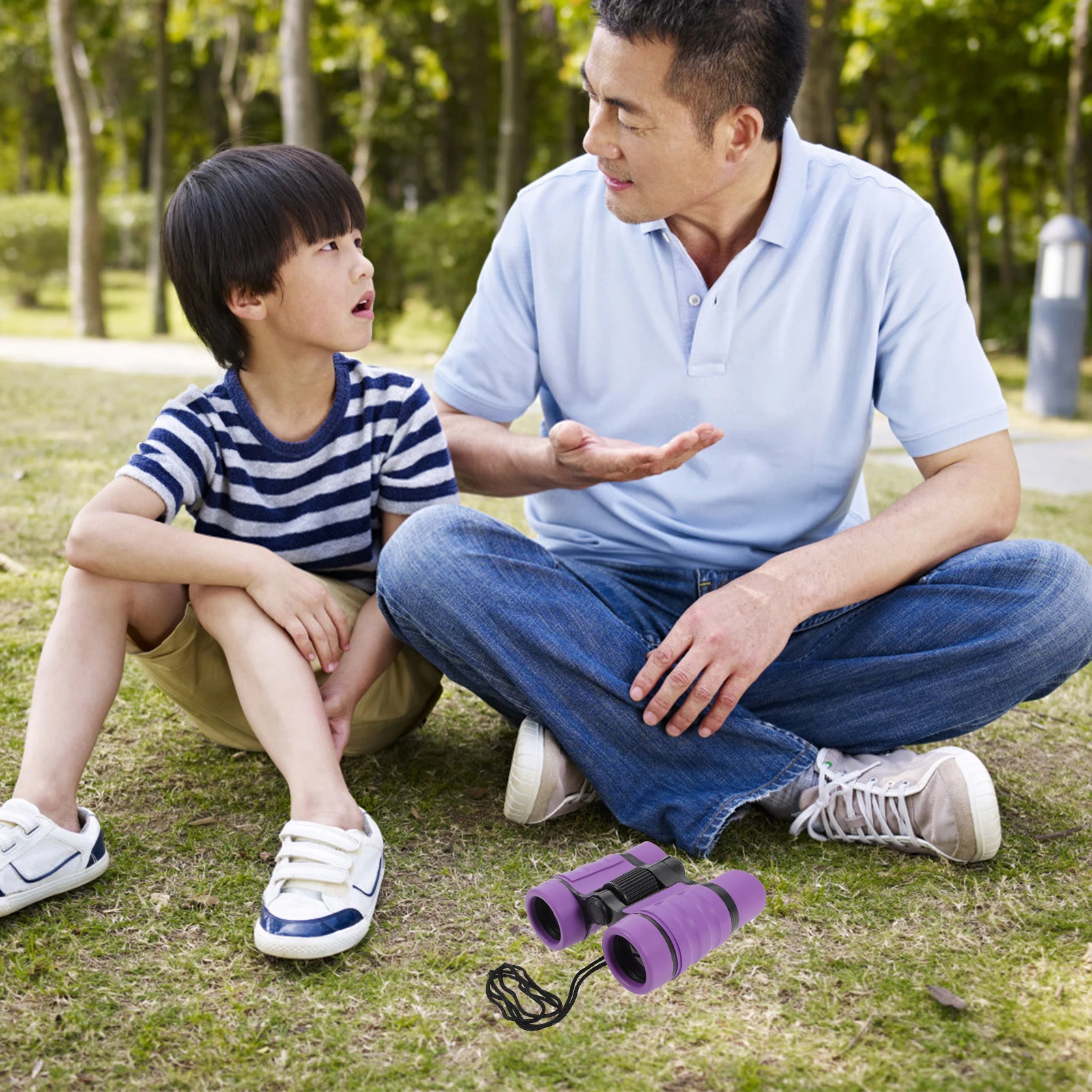 

Children Purple Durable Non-Slip Grip Kids Telescope Outdoor Nature Watching Magnifying Vision For Camping