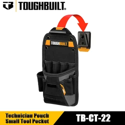 TOUGHBUILT TB-CT-22 Technician Pouch Small Mechanic Tool Pocket Tool Belt Pouch Tool Bag Tool Pouch Tool Accessories