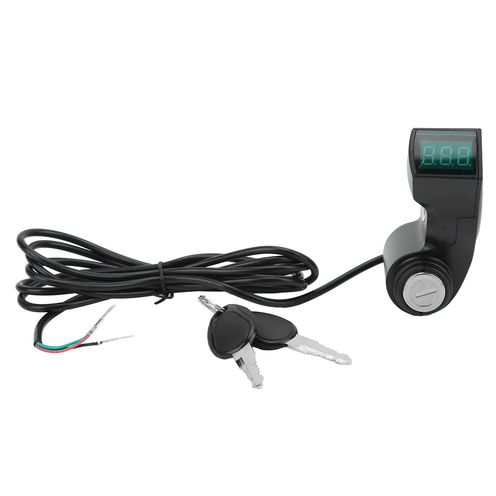 Elektroroller-Zündschloss 3-Pin-Stecker Ein-Knopf-Start Rollerschalter-Schloss mit 2 Schlüsseln für KUGOO für M4 Roller