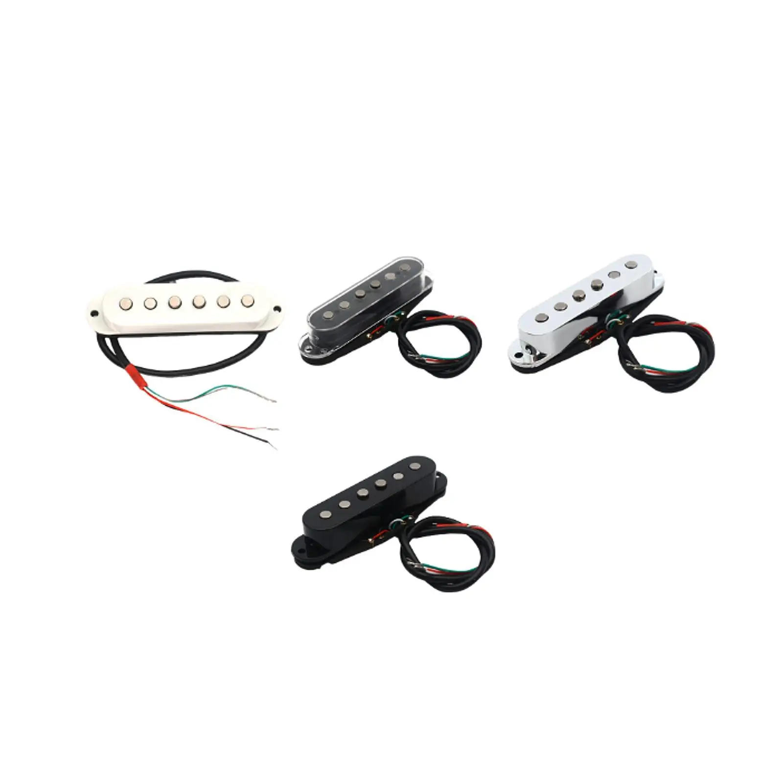

Guitar Pickup Set Prewired Bridge Neck Parts Pickup for DIY Instrument