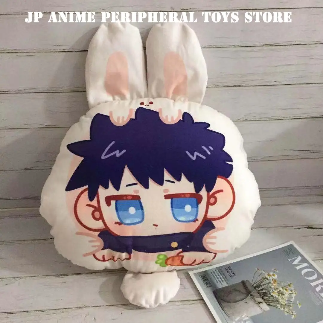 새로운 Satoru Gojo 플러시 장난감 만화 Itadori Yuji Fushiguro 메구미 피규어 던지기 베개 룸 장식 팬 컬렉션