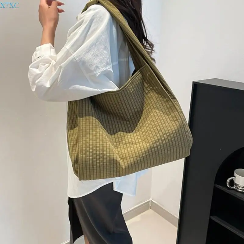 

X7XC Fashionable Women's Crossbody Purse Waffled Print with Spacious Interior Shoulder Bag for Work Travel and Everyday Use