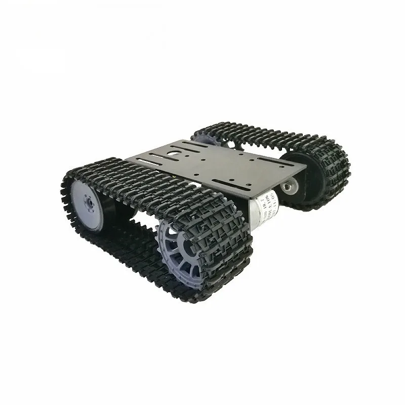 A19Q-Smart Tank Car Chassis Raupenroboter-Plattform mit Dual DC 12V Motor für DIY für Arduino T101-P/TP101
