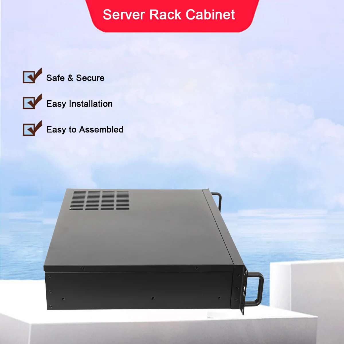 2U الهيكل لوحة الألومنيوم قصيرة جدا خادم التحكم الصناعي الهيكل تخزين البيانات اللوحة الأم الخادم