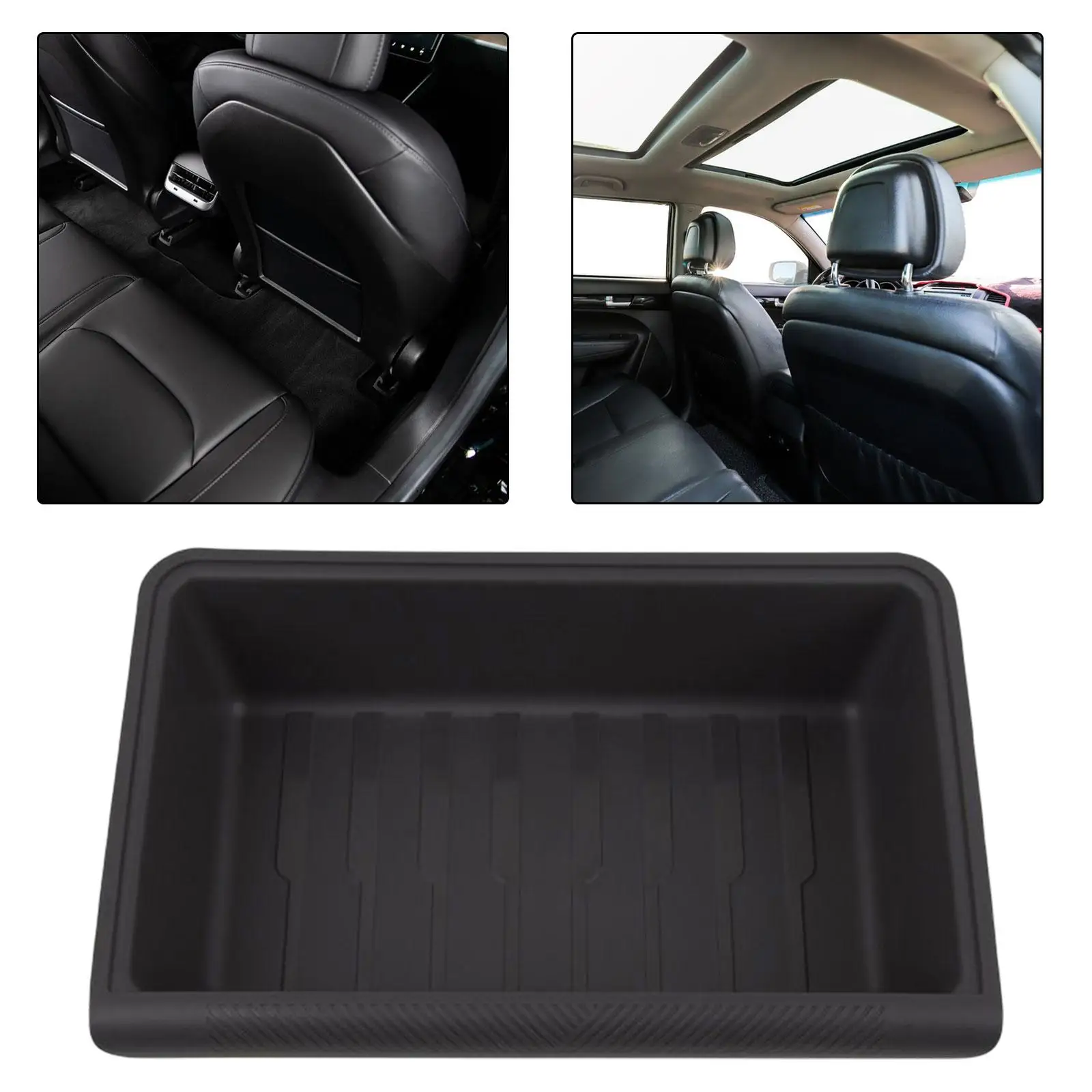 

Car Underseat Organizer Tray Personal Items Holder Space Saving
