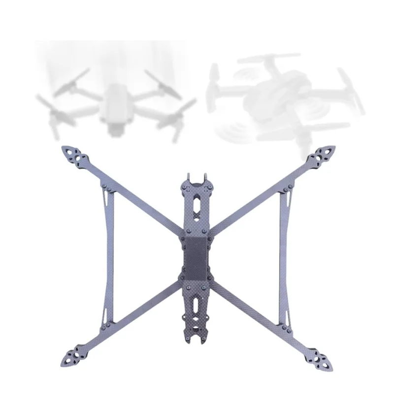 MARK 4 3K 8 Inch Carbon Fiber FPV Racing Frame Kit - 8'' Lightweight Drone 6mm Crash-Resistant Arms DJI O3/Walksnail HD Fit (V2)