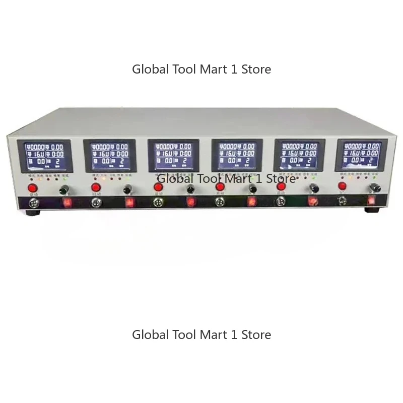 

Tester, Lithium Ni-MH Lead-Battery Capacity/Repair 6 Channels Charge And Discharge Integrated SF-100-6