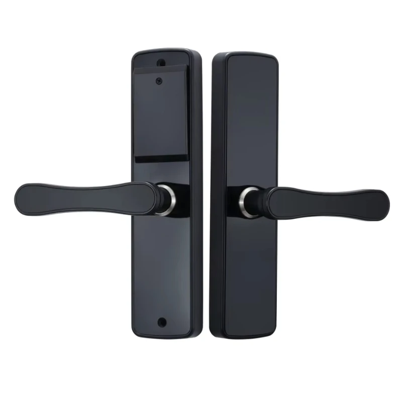 

Electronic anti-theft system, zinc alloy polished silver/black glass door, waterproof, cloud data storage