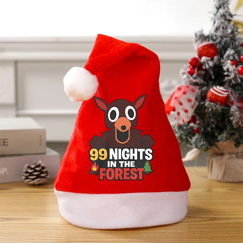 

99 ночей Рождественские шапки в краях Мультфильм Аниме Шляпа Санта-Клауса Взрослые Дети Рождественская вечеринка Кепка Новогодние головные уборы Рождественские подарки