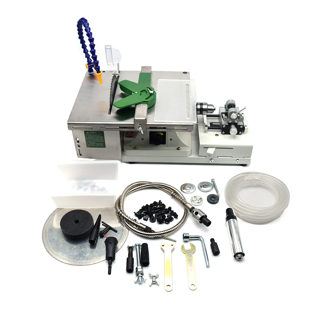 

1950W Powerful Jewelry Saw Cutting and Polishing Machine Gemstone Cutter and Polisher Tool