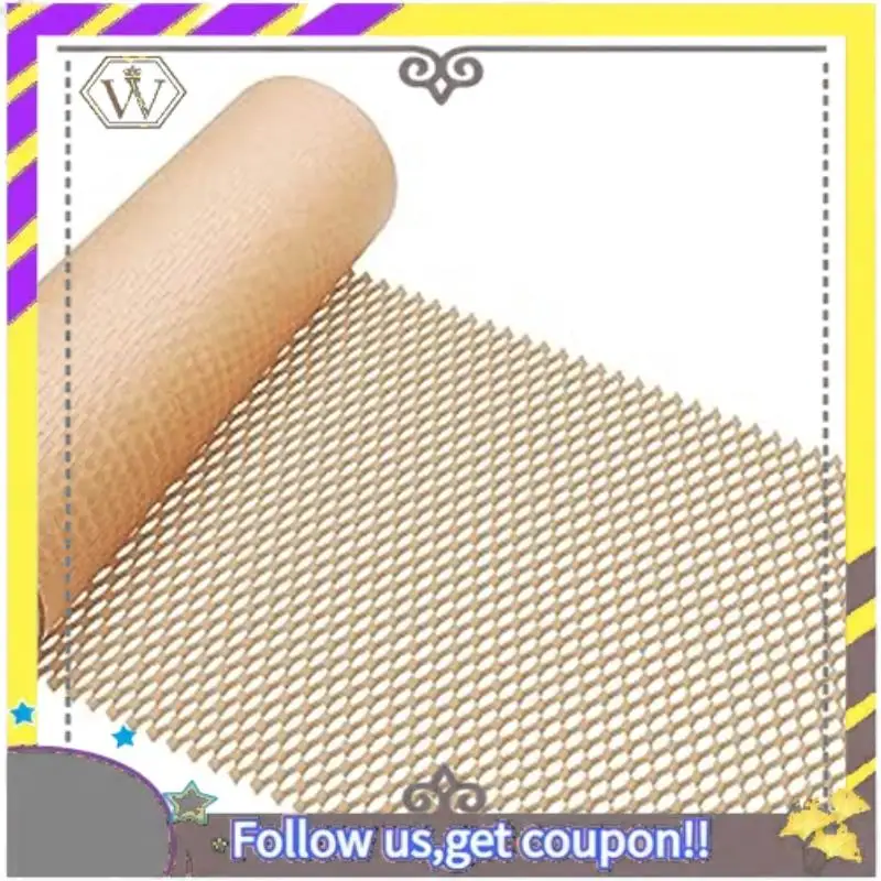 

New 1PCS Honeycomb Paper Floral Packaging Kraft Paper Degradable Anti-Collision Grid Honeycomb Wrapping Paper Brown