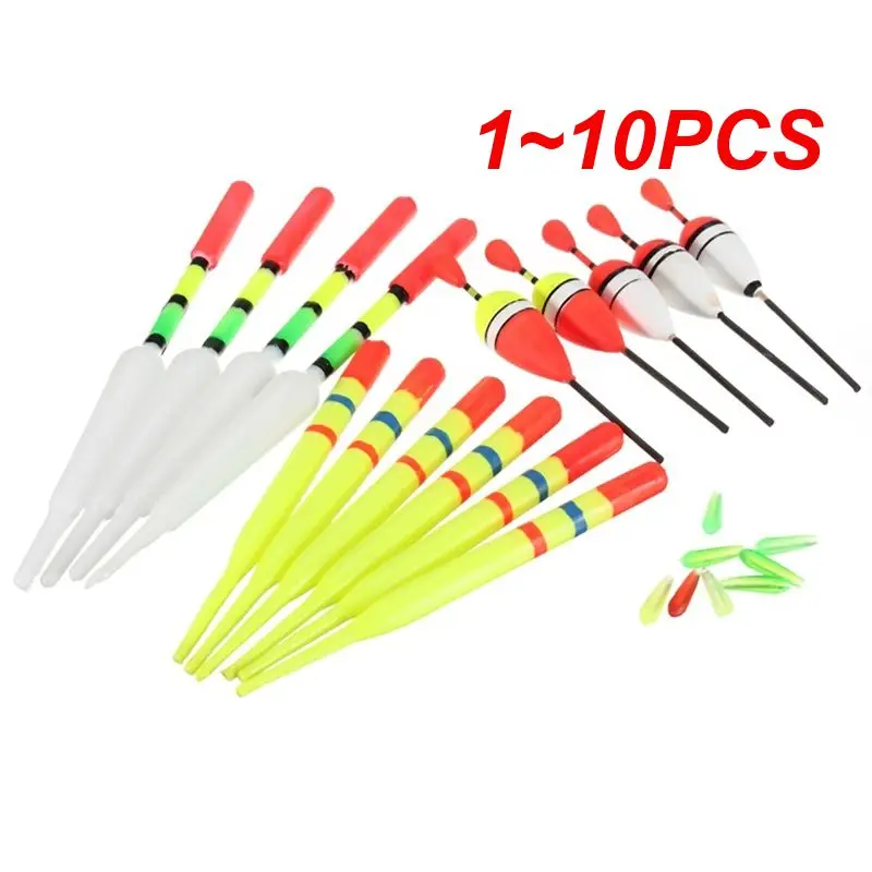 

1~10PCS Vertical Buoy Sea Fishing Floats Assorted Size for Most Type of Angling with Attachment Rubbers Fishing Lures Fishing