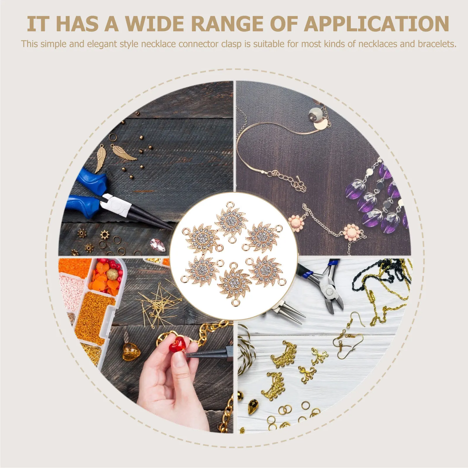 

20 шт., подвески в форме подсолнуха, разъемы в форме цветка, сделай сам, изготовление ювелирных изделий, подвески, ожерелье, браслет, аксессуары, серьги, подвески