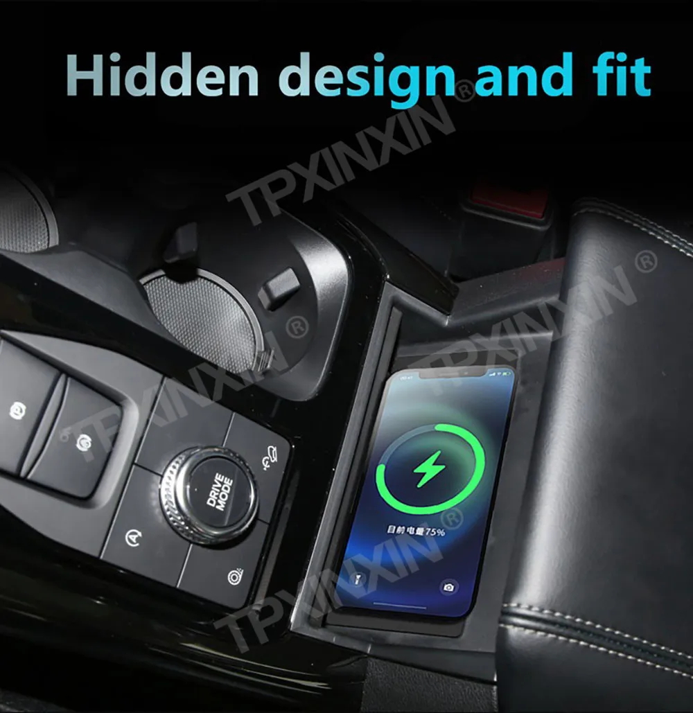 

For Ford Explorer 2022 Quick QI Car Wireless Charger Fast Charging Intelligent Infrared Mobile Phone Dashboard