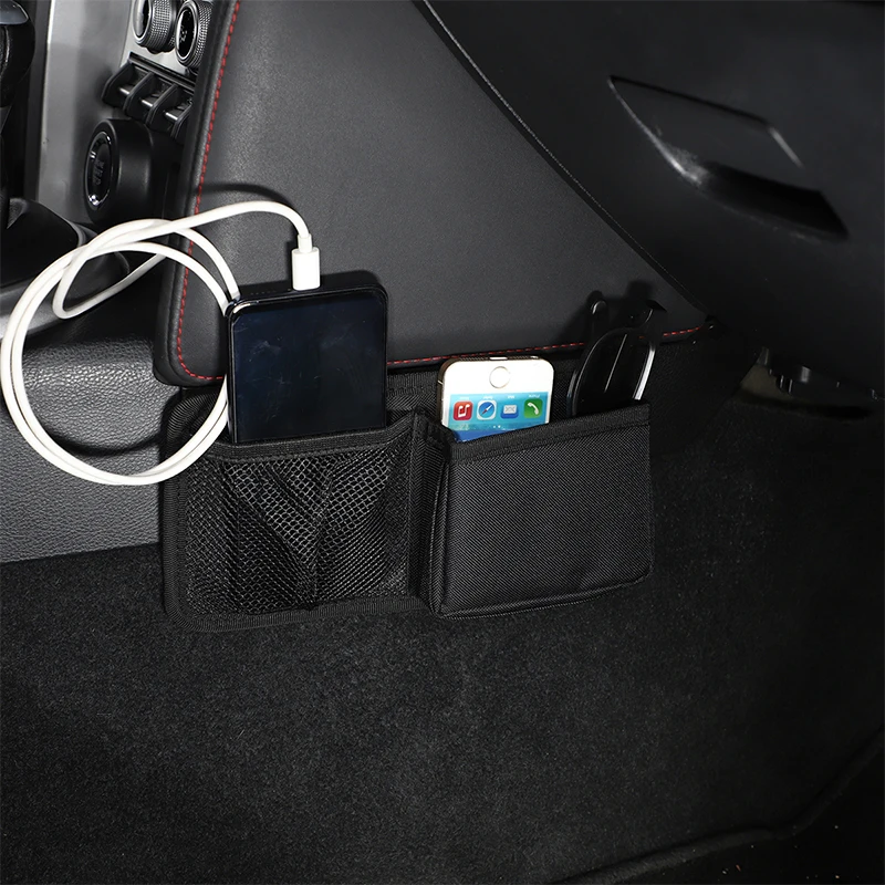 For Toyota 86/Subaru BRZ 2012-2020 Car Central Control Side Storage Bag Decorative Storage Pouch Interior Car Accessories