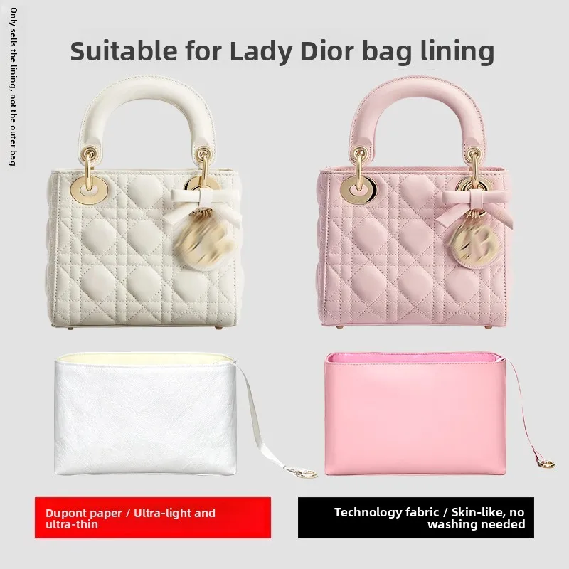 

Внутренняя сумка-органайзер LianMao из бумаги Дюпон и искусственной кожи для женских сумок, легкая, кубической формы, размеры: большой, средний, маленький