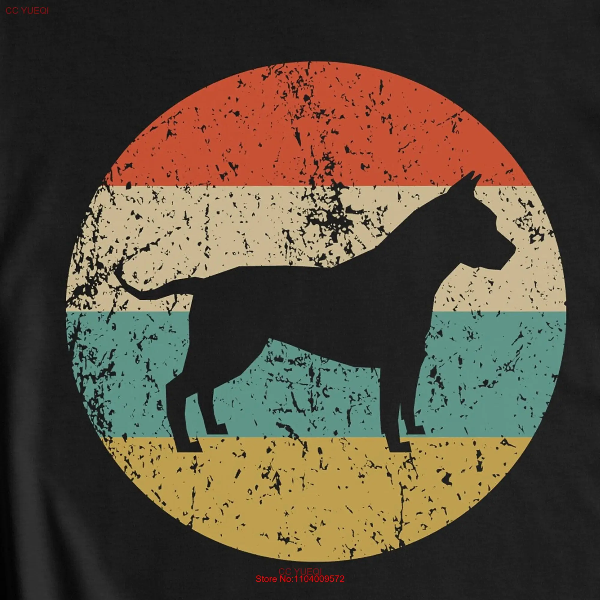 Американский Стаффордшир терьер футболка Ретро владелец Amstaff Винтажный стиль длинный или короткий рукав