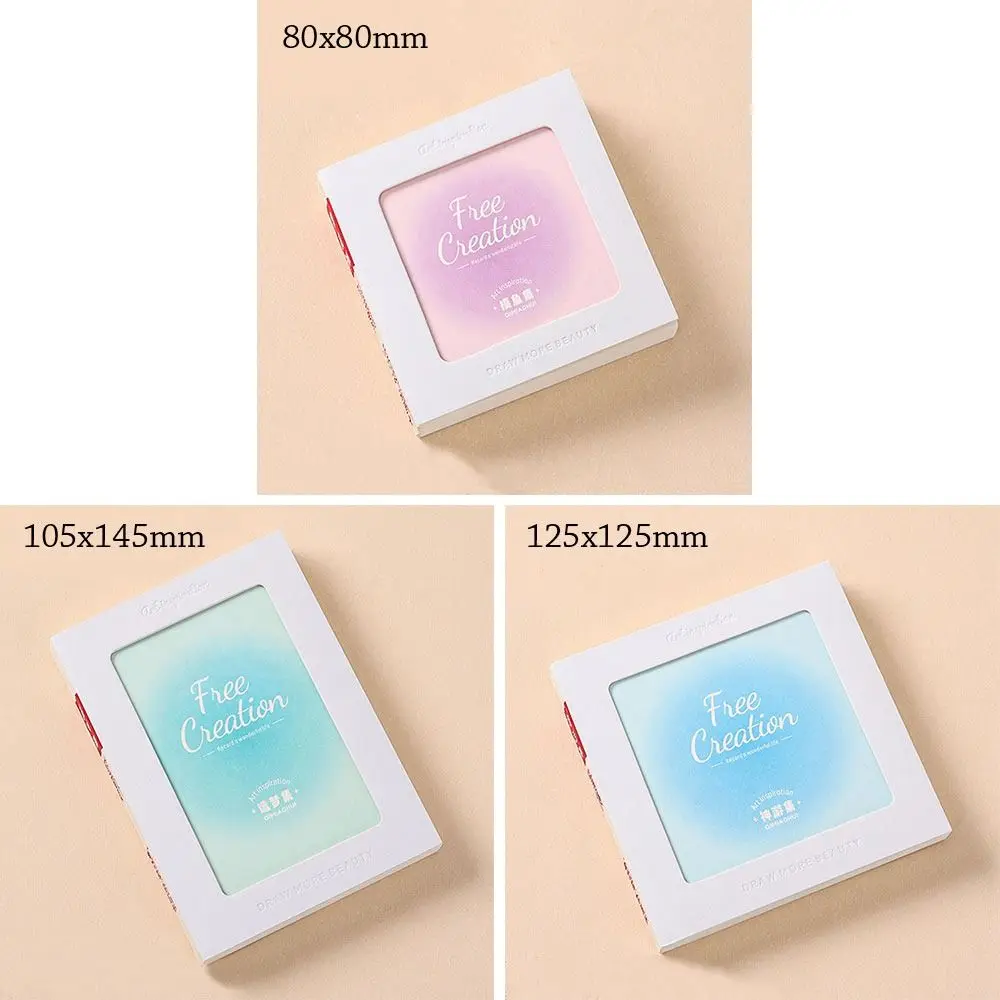 Quaderno da disegno in cartone spesso fai-da-te Ispirazione strappabile Record Sketchbook 48 fogli Libro di pittura Pennarello acrilico